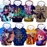 stars hoodie clothing leon kids costume crow spike amber game pullover 3d sweatshirt men adult child clothes oversize poco