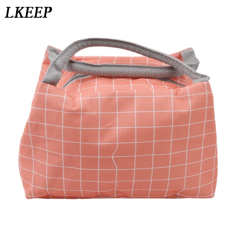 Модная новинка портативная Изолированная Холщовая Сумка для ланча Термосумка