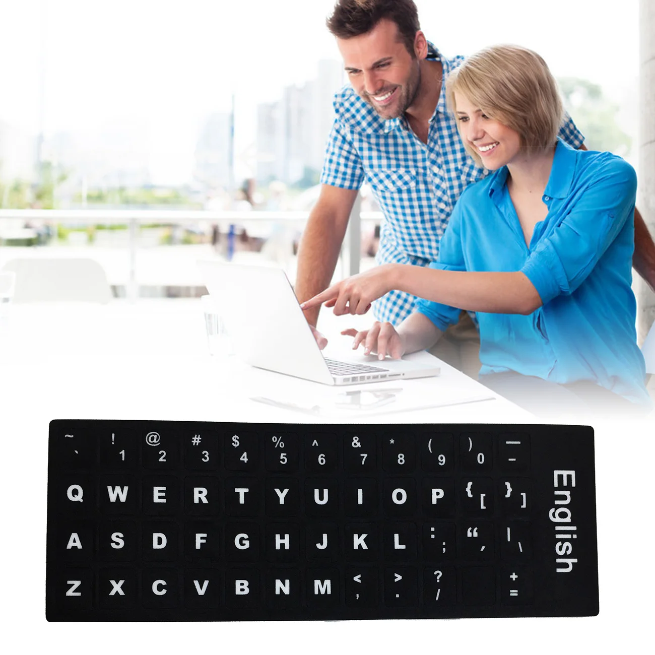 

Keyboard Stickers Multi-Language Keyboard Stickers English/Spanish/German/Korean/Italian/French/Thai/Japanese/Arabic