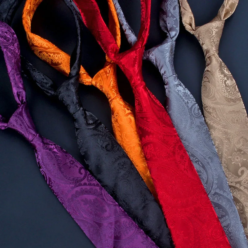 Классический мужской галстук для ленивых Linbaiway деловая одежда жаккардовый с