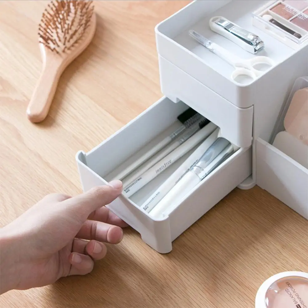 Большой ящик для косметики высококачественное Хранение коробка ухода за кожей