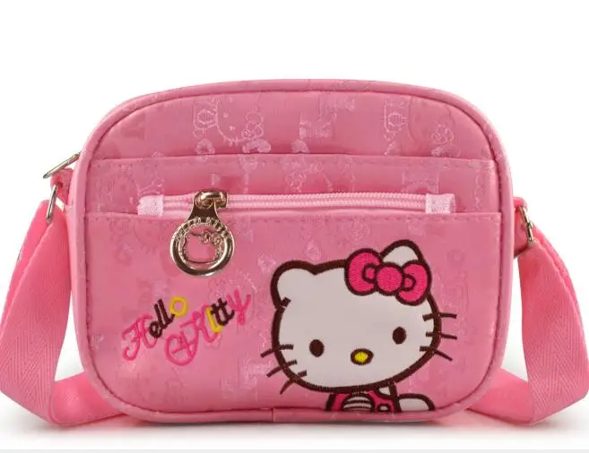 04 Hello kitty/Повседневная сумка на плечо для девочек; модные водонепроницаемые детские сумки; сумка для монет - Цвет: 04