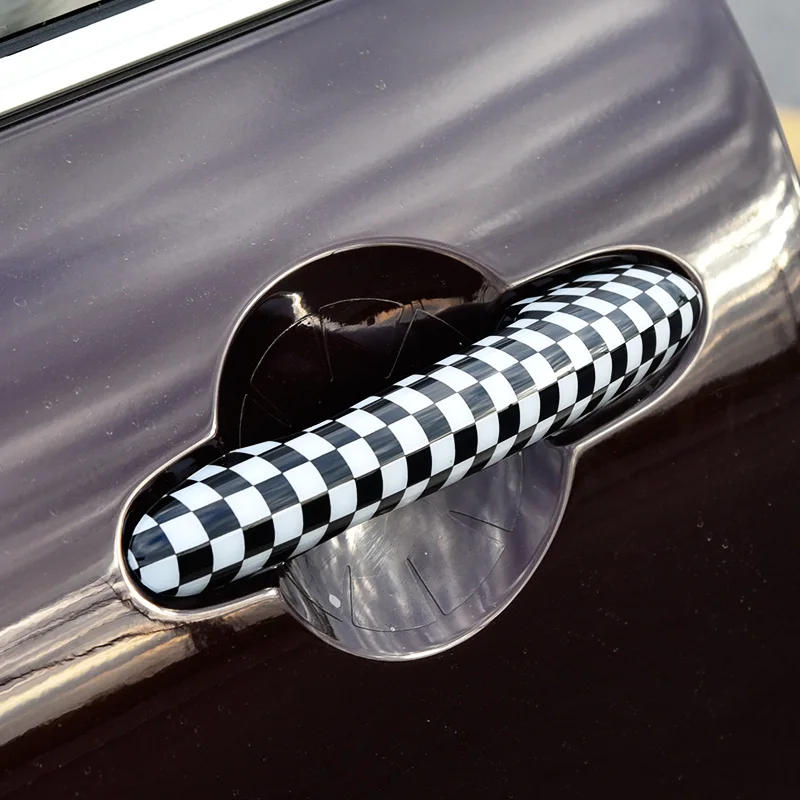 4 шт. стайлинга автомобилей дверные ручки крышки отделка наклейки для Mini Cooper One S JCW