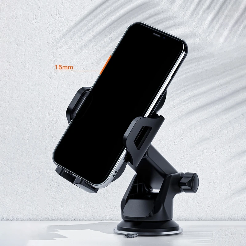 

Universal Mobile Phone Holder for Car Carbon Fiber Vehicle Mounts No Magnetic GPS Bracket Black Holder for Vehicles