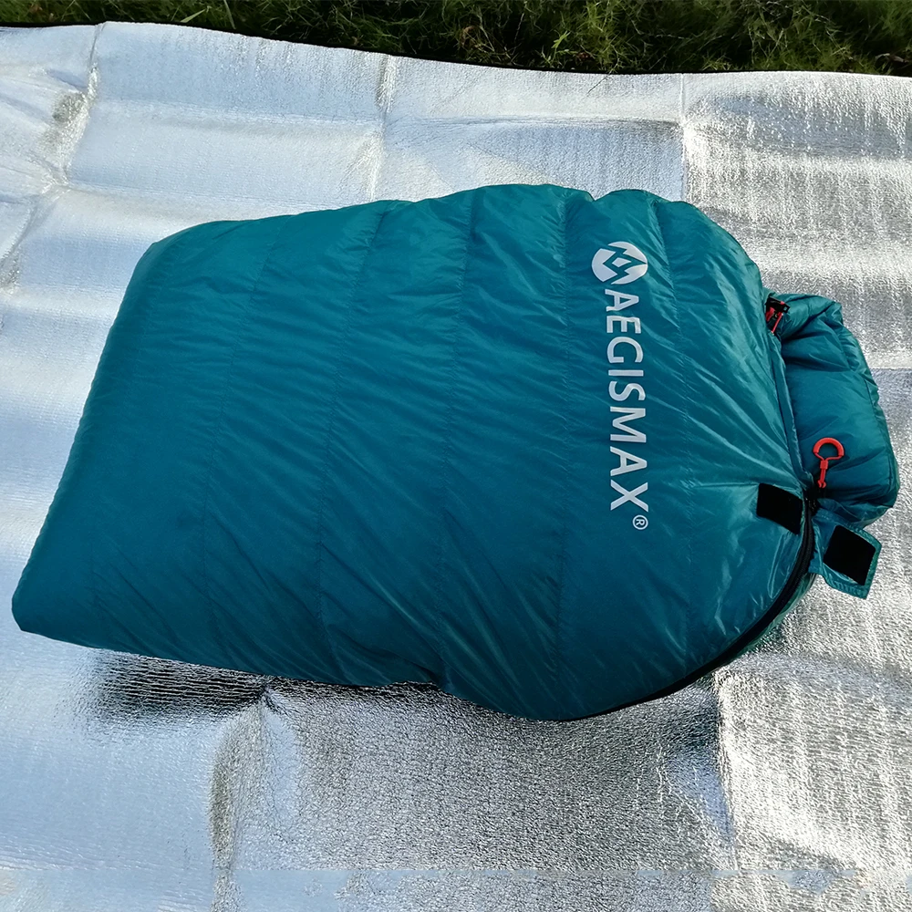 Aegismax Nano 2 мини обновленный спальный мешок 95% белый гусиный пух Мумия Сверхлегкий Сращивание походный Кемпинг 800FP полностью подкладка