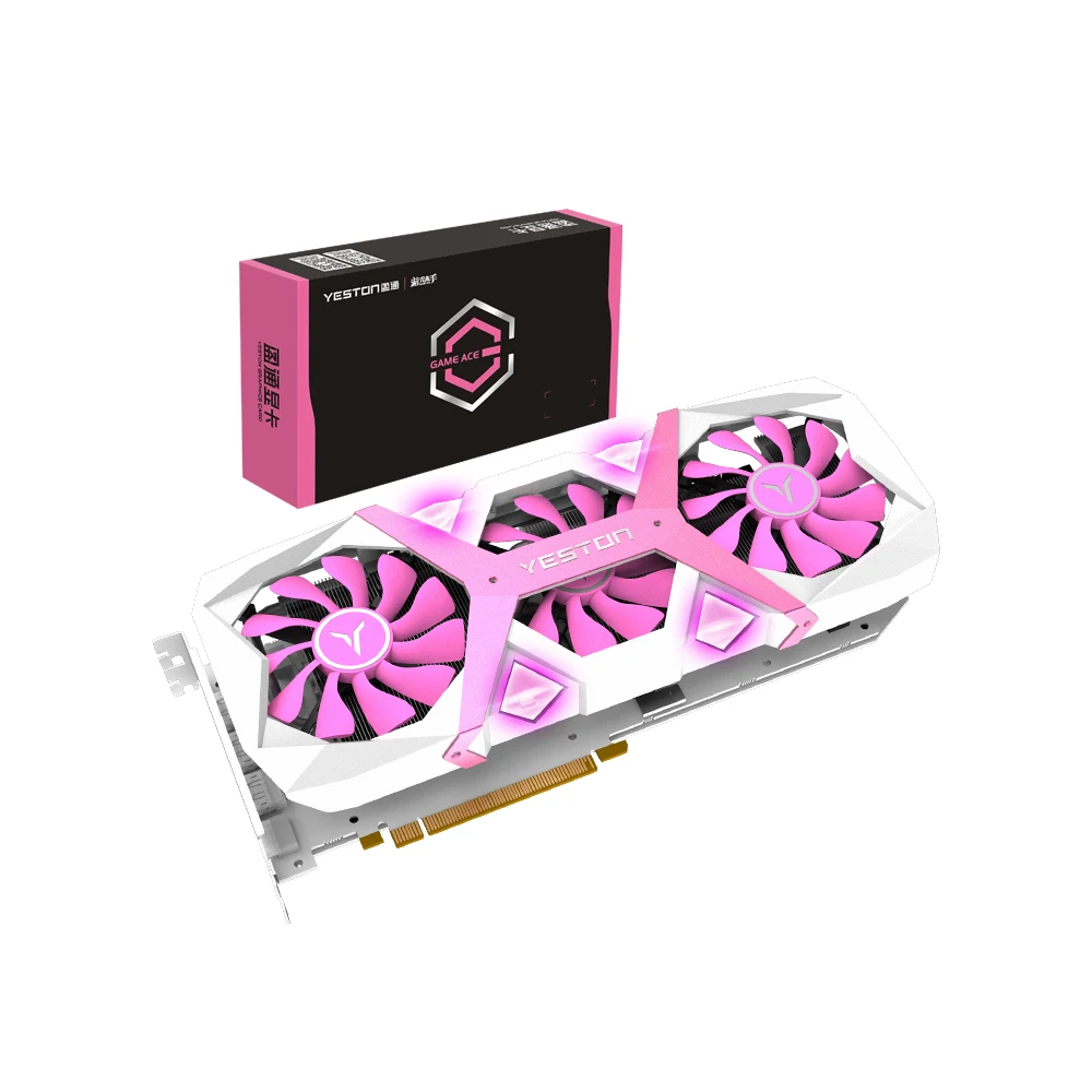 Yeston RX5700XT-8GD6 PA графическая карта Navi10 7m RDNA PCI Express 4,0 низкое энергопотребление GPU