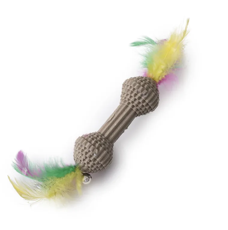 Игрушки для жевания кошек бумажные игрушки котов из гофрированной бумаги с пером