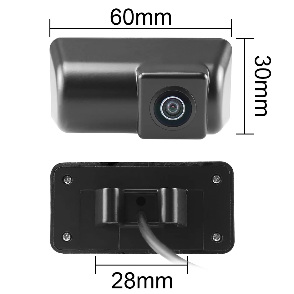 MCCD/Sony 1280x720P 170 градусов объектив рыбий глаз Автомобильная камера заднего вида для