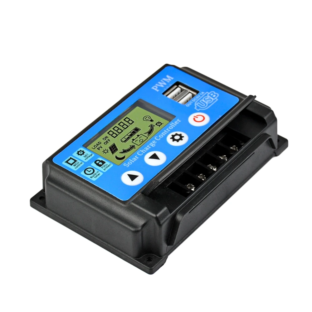SUNYIMA 50A 12V 24V режимы Auto PWM регулятором солнечного заряда контроллер 40A 30A 20A 10A для
