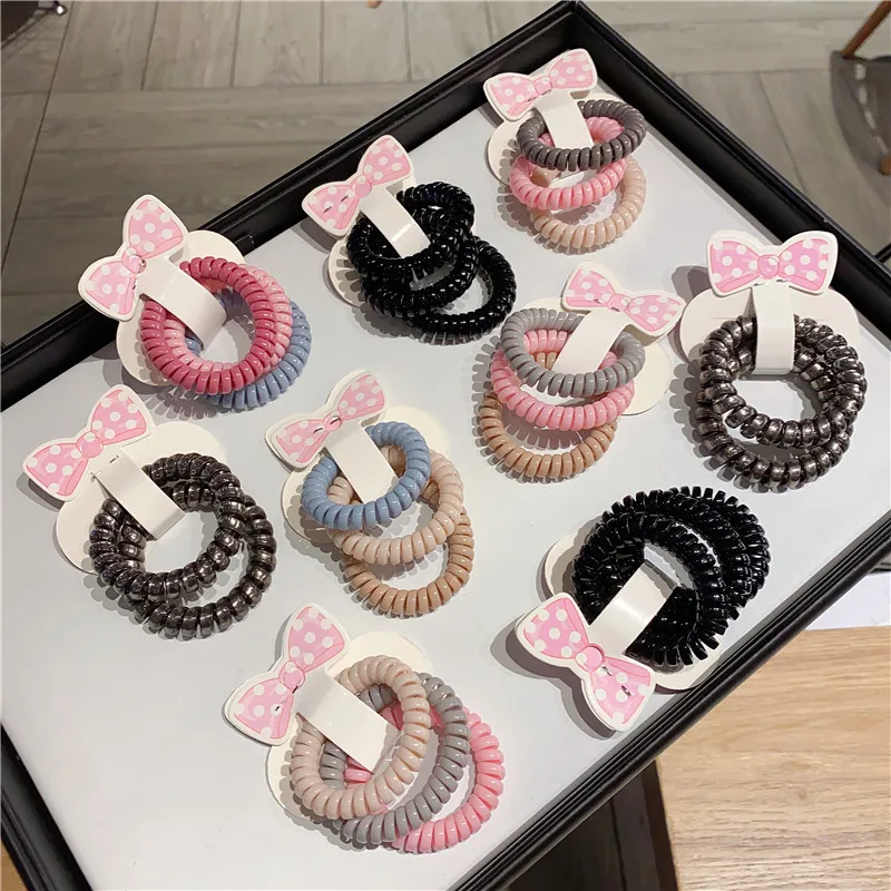 

Резинка для волос женская, пластиковая, в Корейском стиле