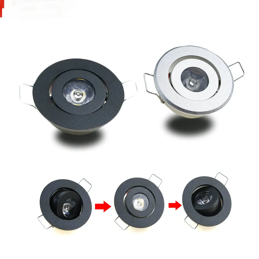 10 шт./лот Светодиодный прожектор 3 Вт Мини светодиодный светильник Кабинета лампы