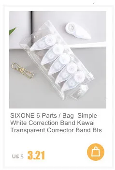 SIXONE простой лента Washi резак Портативный канцелярские принадлежности прозрачный держатель ленты лента для безопасности Сделай сам Лента приклеивается к периферии инструмент