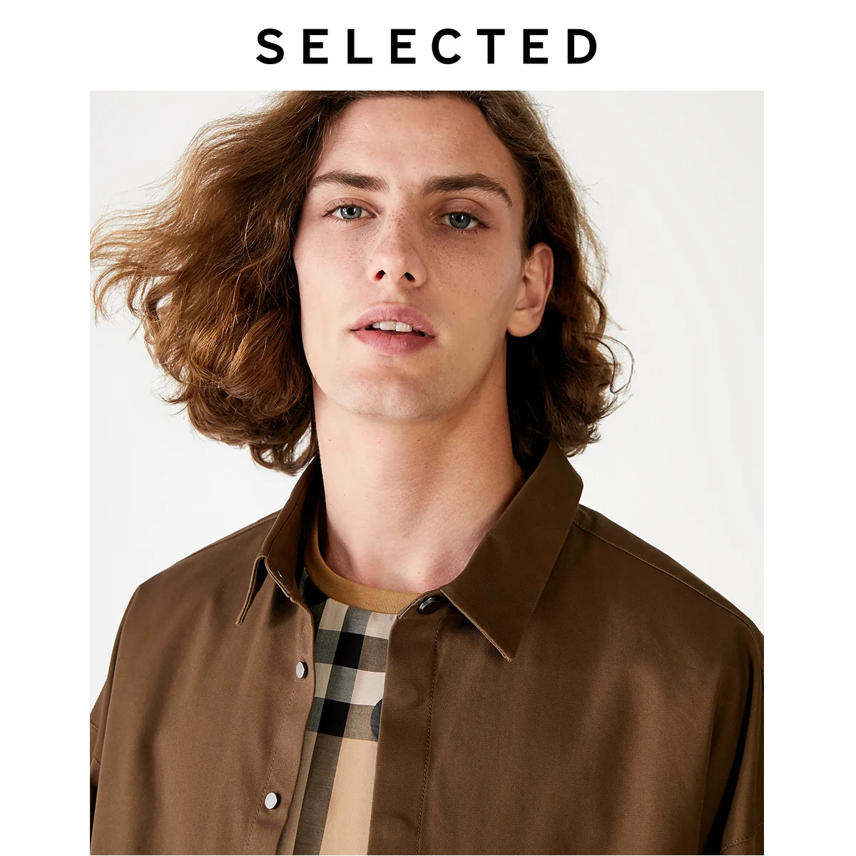 Мужская осенне зимняя верхняя одежда пальто свободного покроя из 100% хлопка с