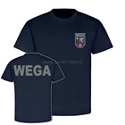 Мужские хлопковые футболки, WEGA-Wien, sondereeinsatzgruppe, Alarmabteilung, Австрия, Polizei, уличная одежда, Harajuku