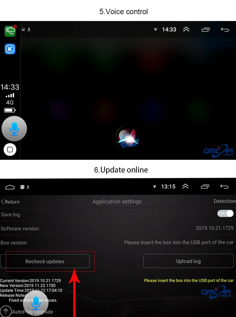 Smart link Беспроводной CarPlay ключ для Android автомобильный мини USB Carplay Stick с Android Auto Plug and Play