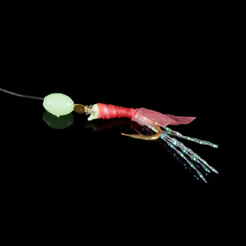 

Fishing Gold-plated Fishy Smell Pesca With 6 Small Hooks Fishing Tool String Hooks For Swivel Fishing Jig Luminous