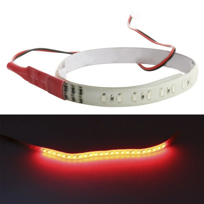 

2PCS Red 30CM 3528 32Led Knight Rider Flash Strobe Scanner Neon Strip Light DIY