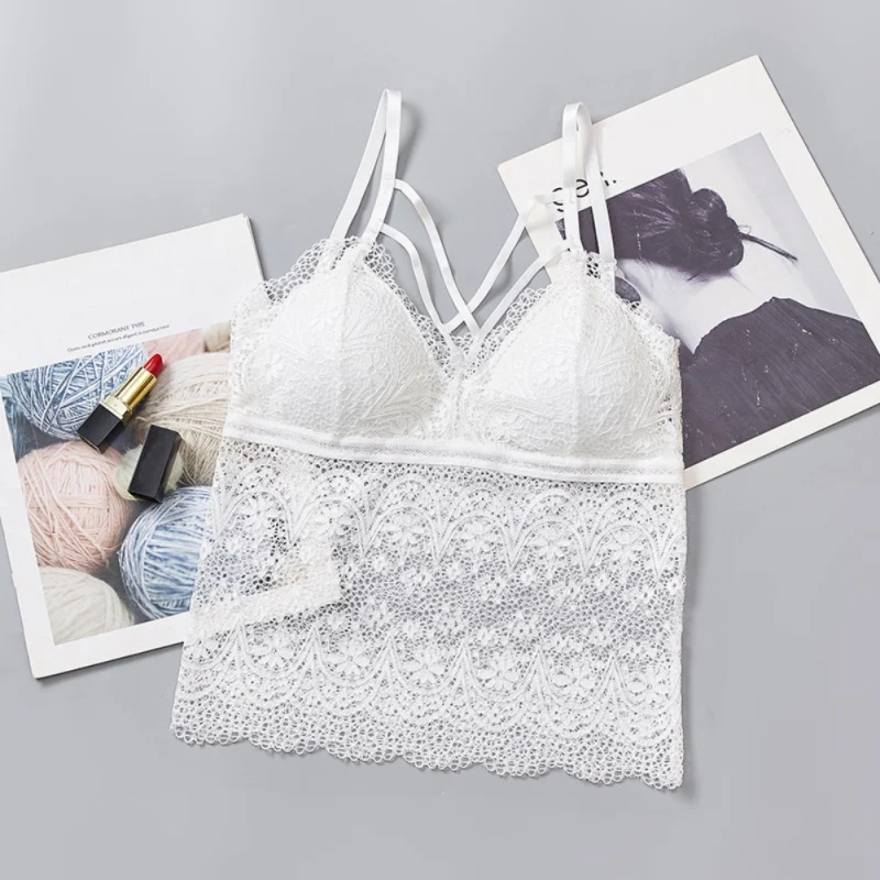 Бюстгальтер женский кружевной пикантное нижнее белье без косточек с