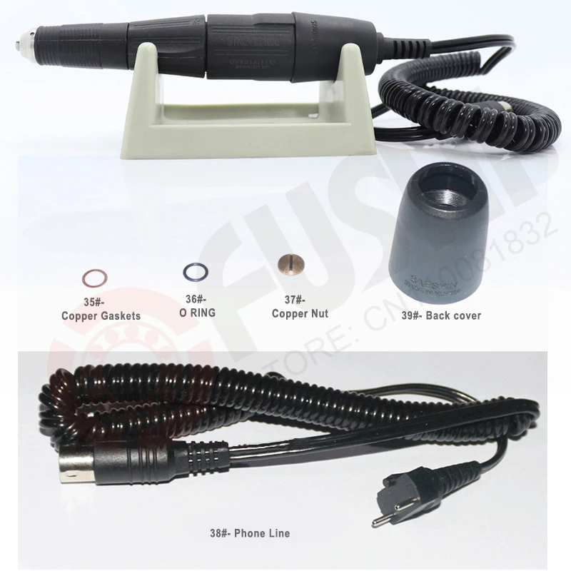 

Original Handpiece Parts, Dental Grinder Brush Micro Nail Accessories, Mechanic Equipment Part For Saeshin Strong 102 102L List1