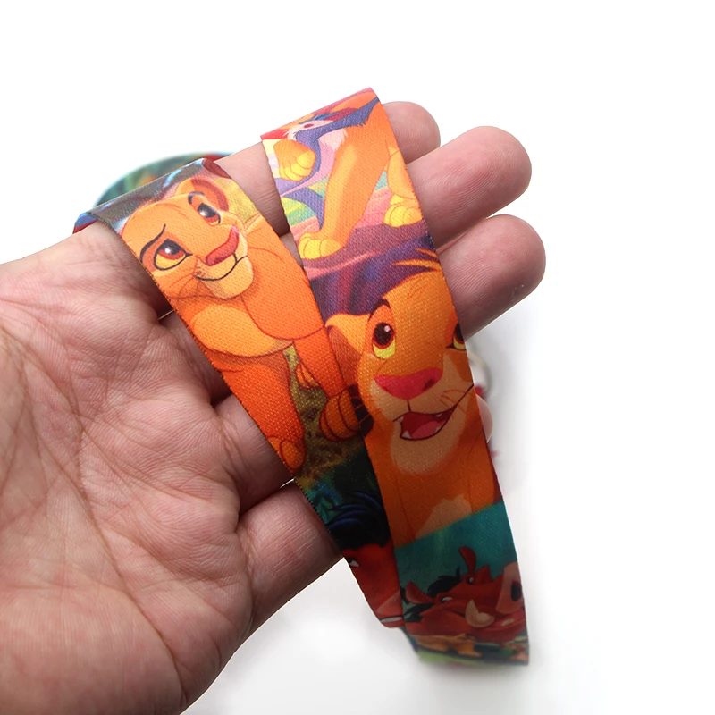 Шнурок YQ229 для ключей веревка телефона с мультяшным рисунком Король Лев ID-карт