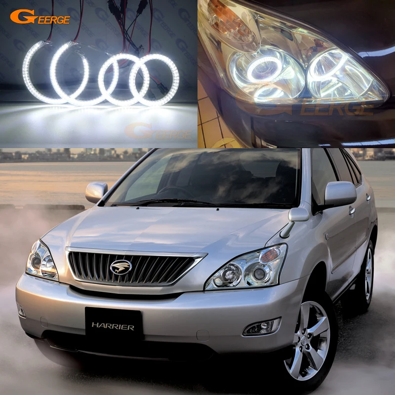 Для Toyota Harrier 2003 2012 ультра яркий SMD светодиодный комплект колец ангельские глазки