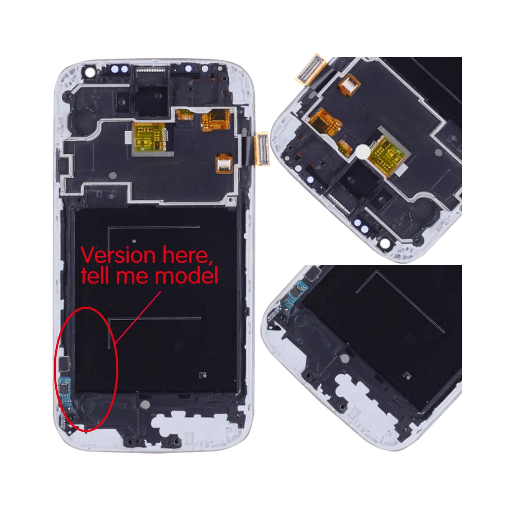 Оригинальный дигитайзер сенсорного ЖК-экрана в сборе для SAMSUNG Galaxy S4 дисплей с