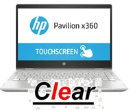 2x ultra clear anti glare anti blue ray screen protector guard cover for 14 hp pavilion x360 14t 2 in 1 touch laptop 2018