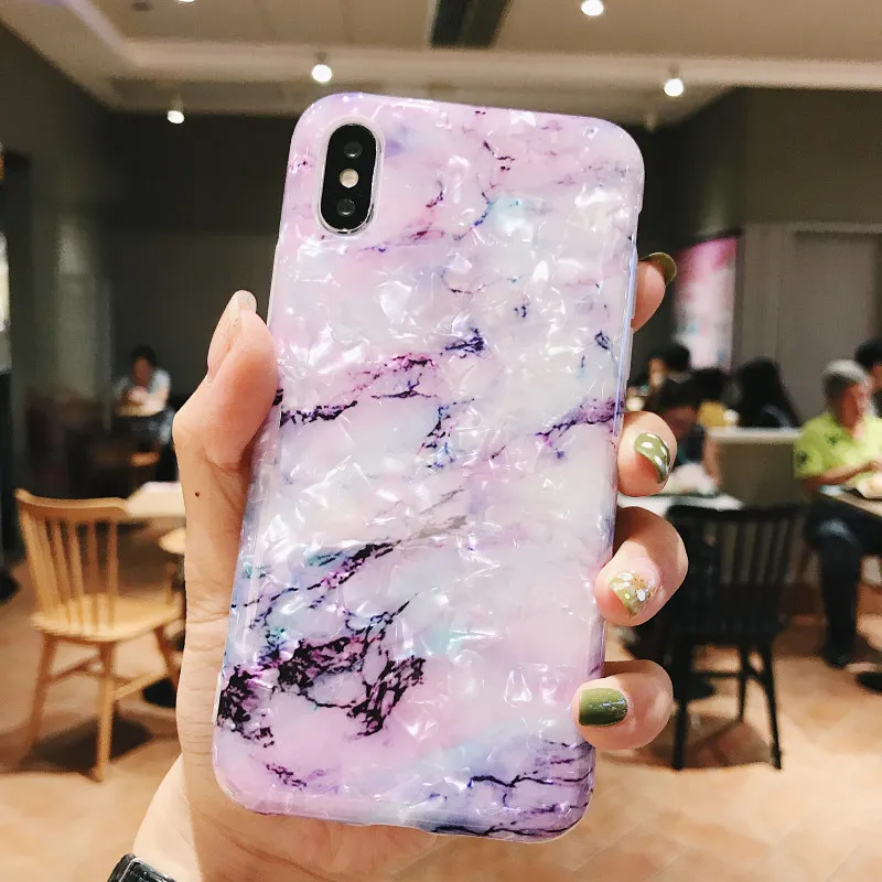 Блестящий Мраморный чехол для iPhone XR, чехол с рисунком лимона, силиконовый IMD чехол для iPhone 6S 6 7 8 Plus, iPhone XR X Xs Max 11 чехол
