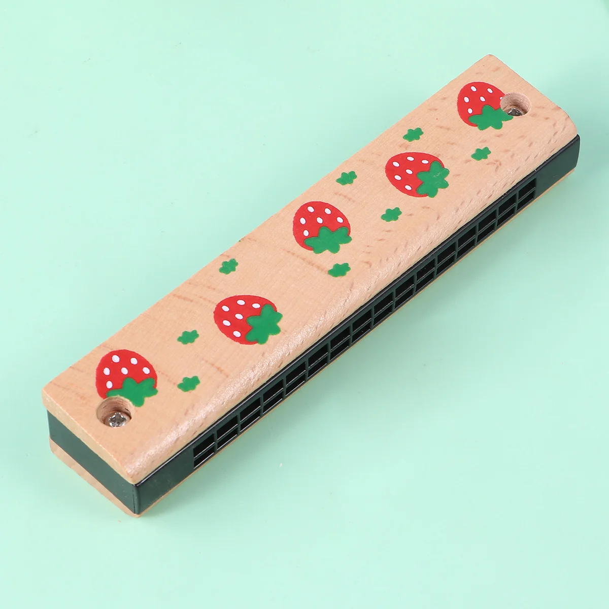

1Pc Children Harmonica Early Education Musical Toys Intelligence Learning Bauble Toys Random Color And Pattern (16-hole)