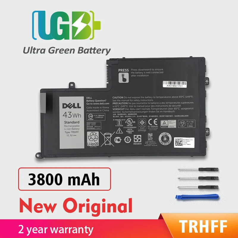 

UGB оригинальный аккумулятор TRHFF для Dell Inspiron 14 5547 5545 5548 5447 5445 5448 14-5447 15-5547 Latitude 3450 3550 Batteria Akku