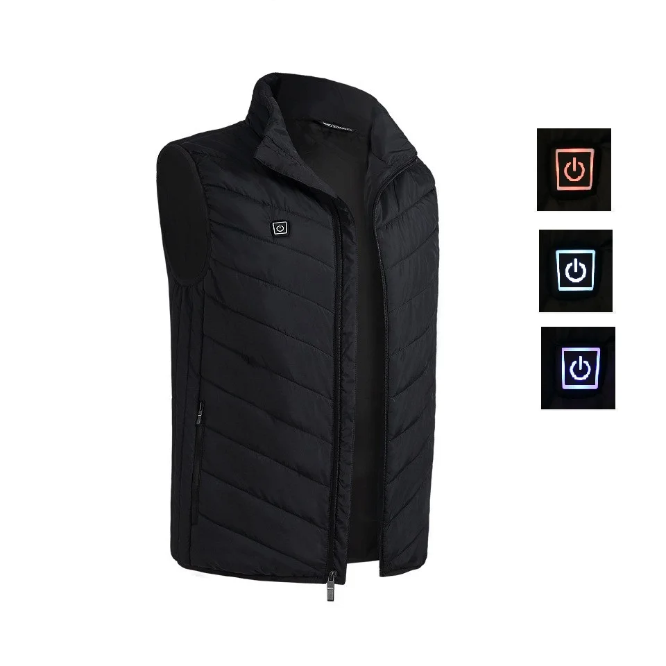 Жилет с электрическим подогревом для мужчин и женщин жилет теплая одежда уличный