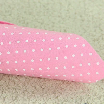 Полиэфирная акриловая войлочная ткань в горошек толщиной 1 мм 30 см x на лист 20