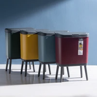 plastic bucket trash can small bedroom bathroom garbage trash can kitchen accessories item poubelle de cuisine cleaning supplies