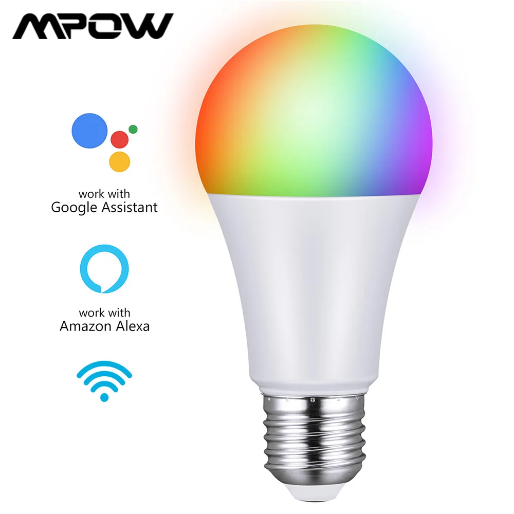 Mpow дистанционное управление светодиодные лампы по телефонам Голосовое Amazon Alexa и