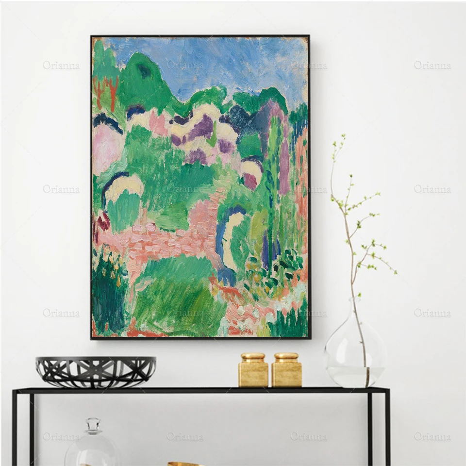 

Henri Matisse Print, Paysage: Les gênets, 1906, Matisse art, Modern art, Vintage art,Wall Art Poster Print - GiftCanvas Painting