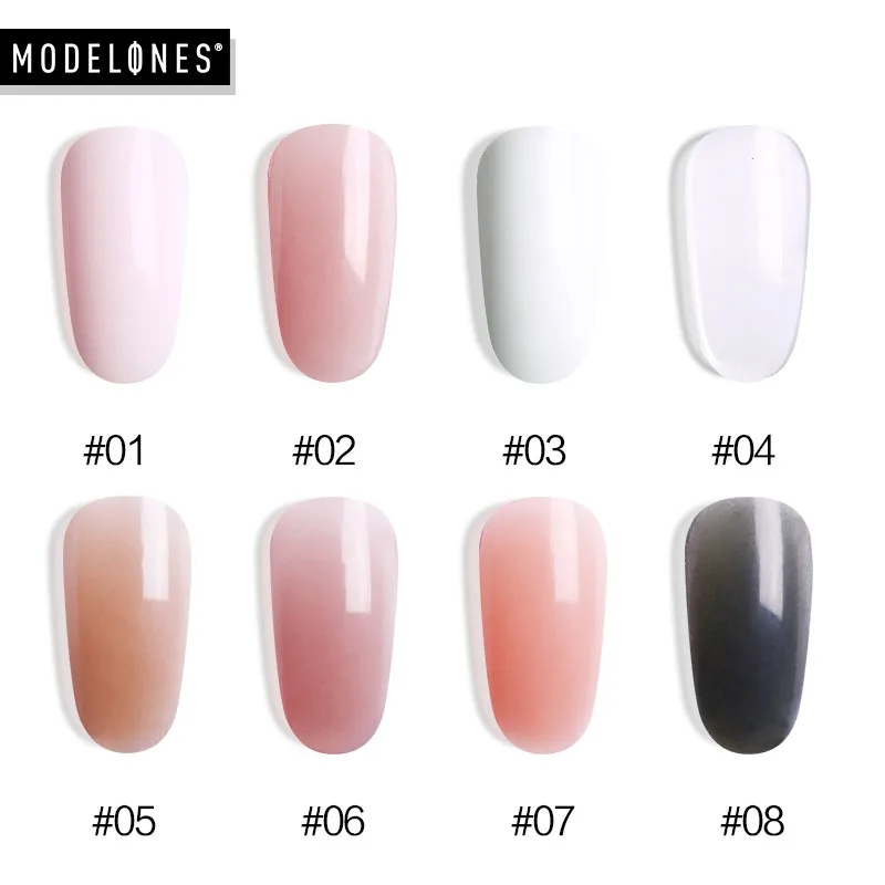 Modelones 4 шт./лот нейл арта продлить конструирующий Гель лак для ногтей от кисть