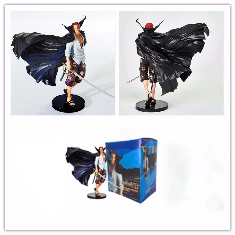 Одна штука 19 см аниме фигурка BWFC красные волосы Shanks Стилист ПВХ властная фигурка украшение коллекция игрушка кукла модель