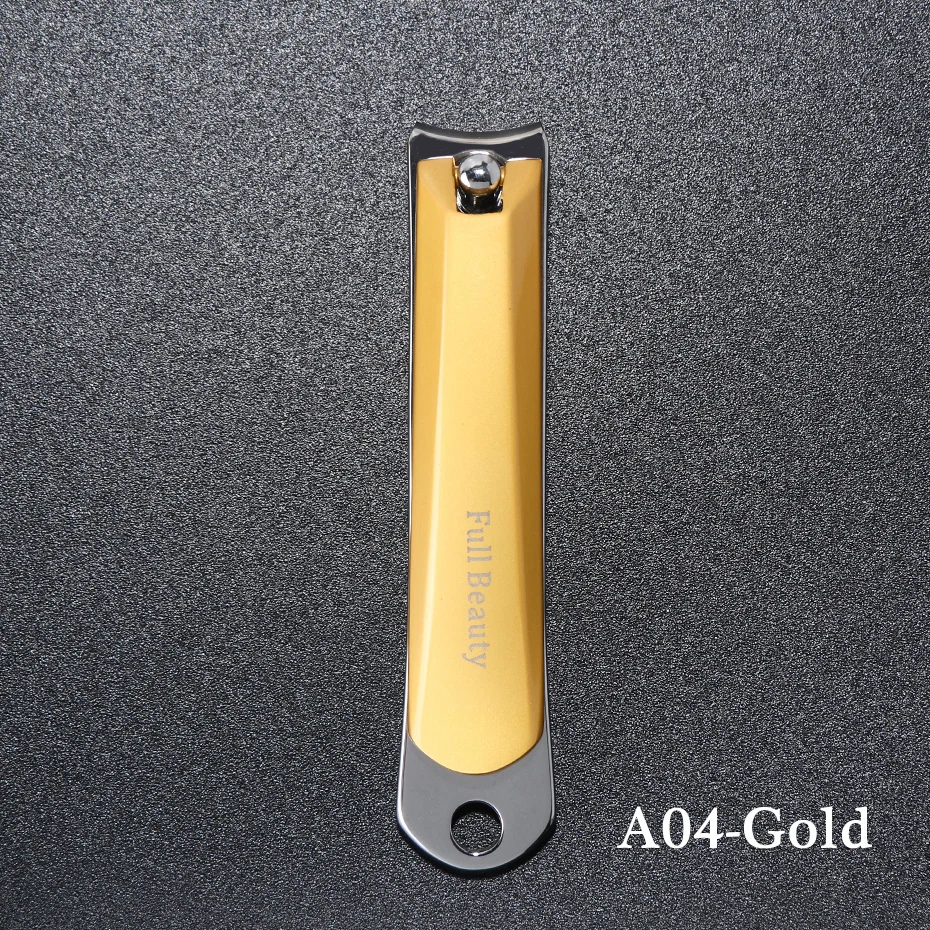 A04-Gold 7 типов щипцов для ногтей из нержавеющей стали, профессиональный резак для ногтей, триммер для ногтей, омертвевшая кожа, инструмент для маникюра для кутикулы LY1557 - Цвет: A04-Gold