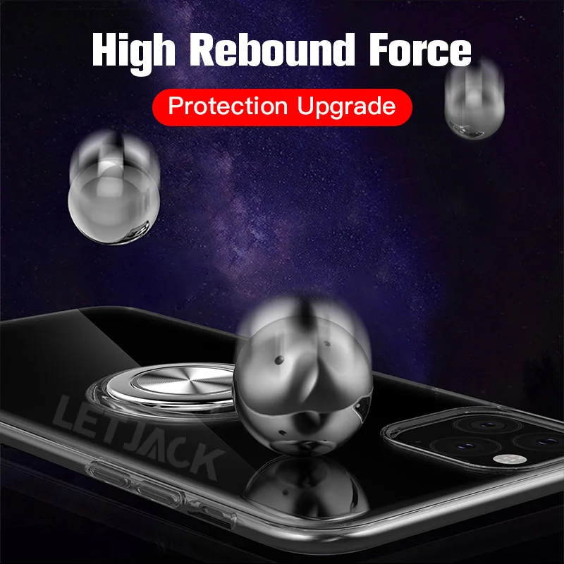 Magnet Phone Cases for iPhone 12 mini 11 13 14 Pro Max Shockproof Case for iPhone X XS Max XR 6s 7 8 Plus Cover With Ring Holder