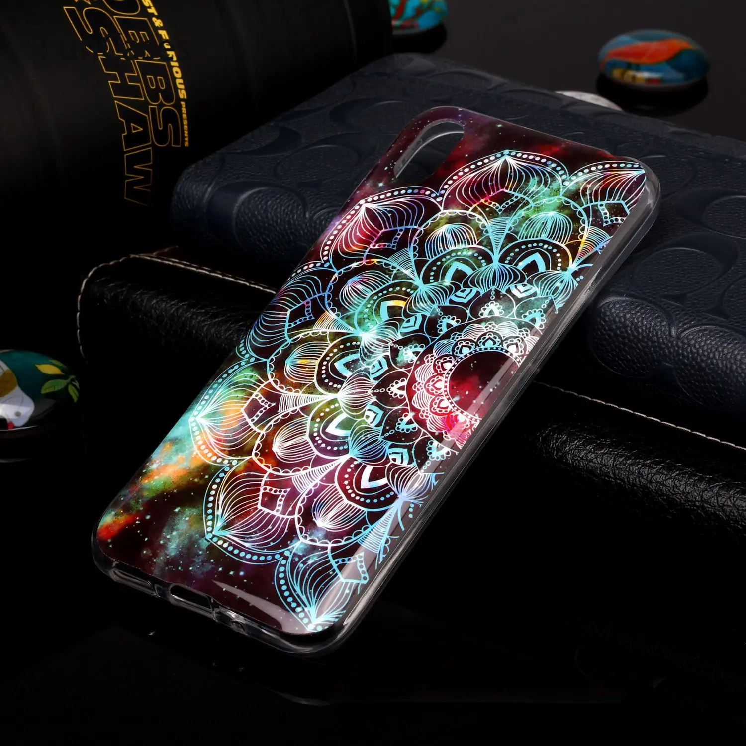 Мягкий чехол из ТПУ с двойной бабочкой для telefoon Huawei Honor 8S чехлы рисунком Y5 2019 Estuche