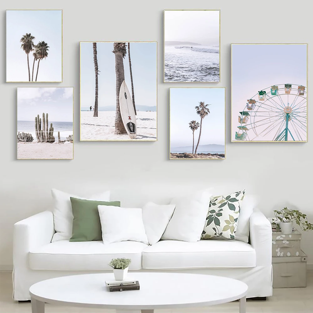 

Modern Landscape Poster Travel Canvas Painting Photography Art Print Natural Nordic Wall Picture For Living Room Home Decor