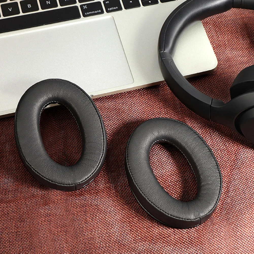 

2Pcs Headphone Replacement Ear Pad Cushion Cups Headphone Cushions Earmuffs Leather Earphone Cover for Sony WH-1000XM4