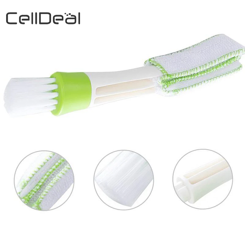 Щётка для чистки автомобиля на вентиляционное отверстие кисточка пыли и грязи