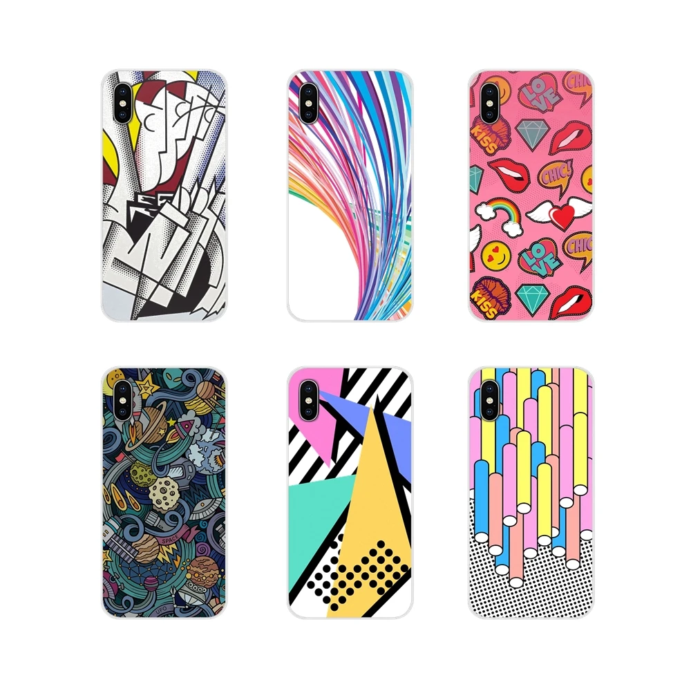 Для Motorola Moto X4 E4 E5 G5 G5S G6 Z Z2 Z3 G G2 G3 C Play Plus pop art pattern аксессуары чехлы для