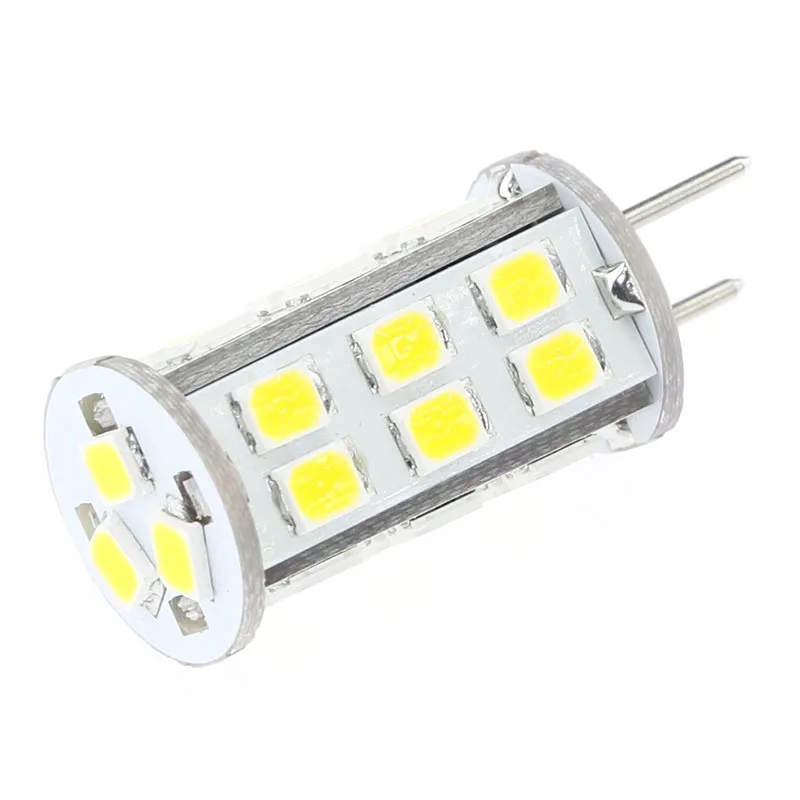 Светодиодная лампа G6.35 супер яркая высокомощная 2835SMD 27 светодиодов до 350LM широкая