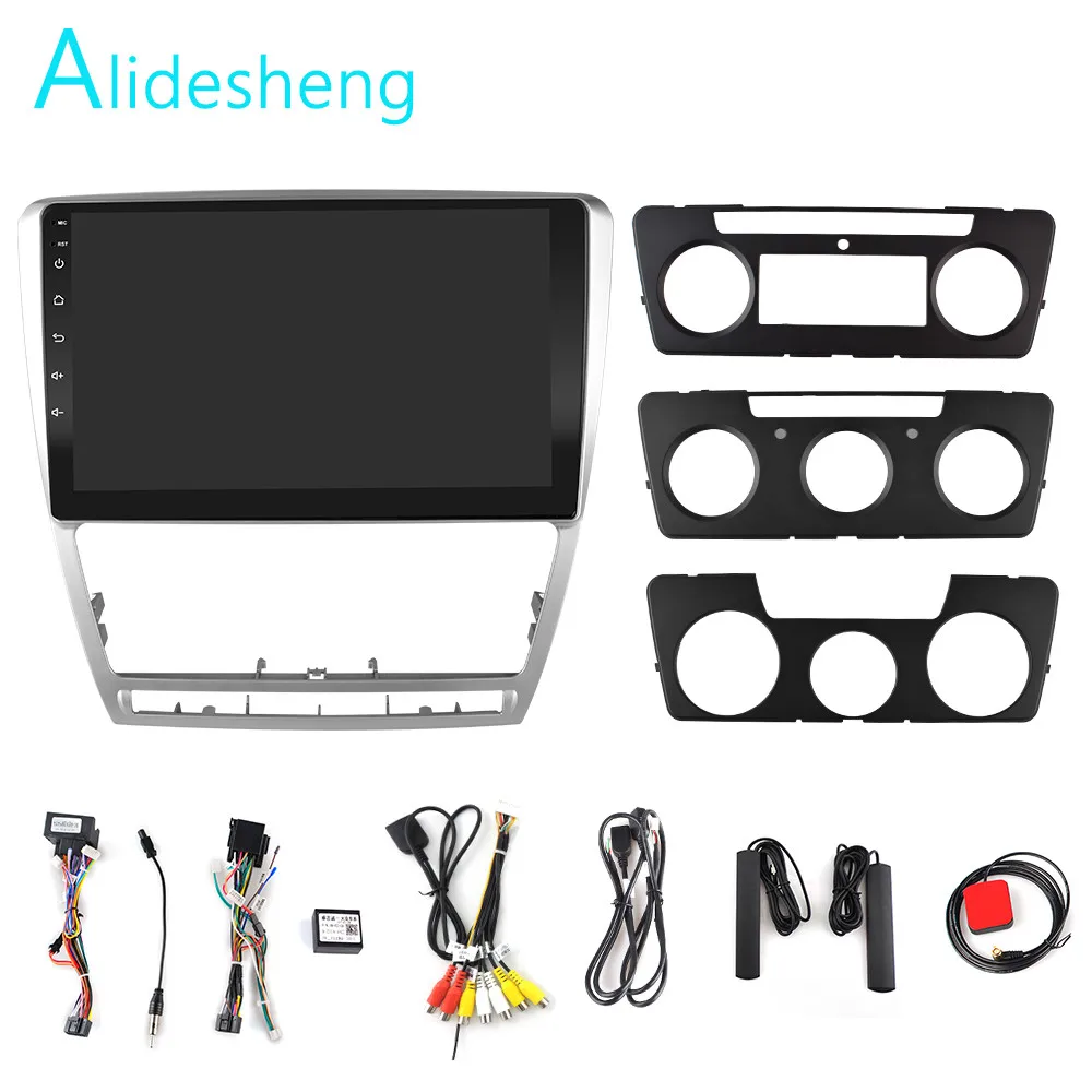 4G + 64G DSP 2 din Android 9 0 NET Car Radio мультимедийный видео плеер для 2007 2008-2012 2013 2014 SKODA Octavia WiFi BT