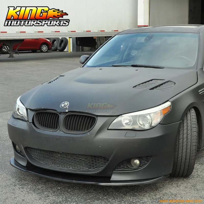 Подходит для 04 10 BMW E60 5 серии M5 под передним бампером спойлер Splitter PU|m5 front bumper|front