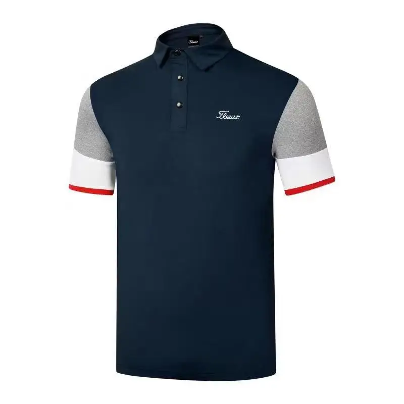 

2021 new golf short-sleeved T-shirt polo shirt golf clothes men's sports and leisure style