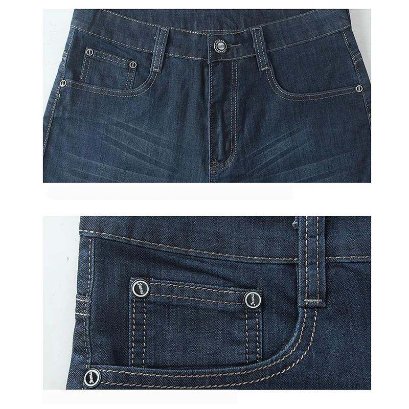 30-46 Plus Size 2021 Summer High Quality Men Baggy short Pants Male Casual Denim Fashion Mens Knee lenght Jeans Street Trousers