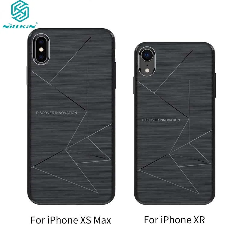 Магнитный беспроводной Чехол-приемник NILLKIN для iPhone XS Max XR Qi, беспроводное зарядное устройство, автомобильный коврик и волшебный чехол для iPhone XS X